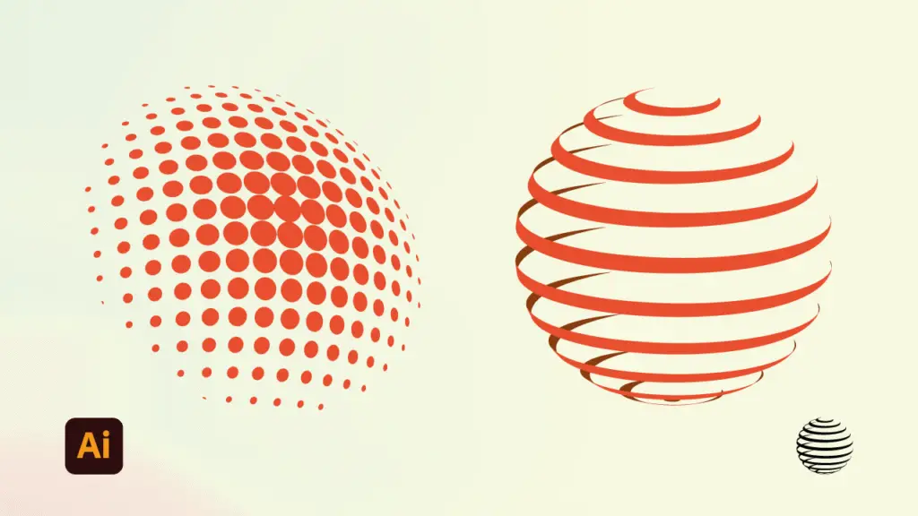Illustrator: Sfera 3D (Mezzetinte e Linee) - Guida Definitiva