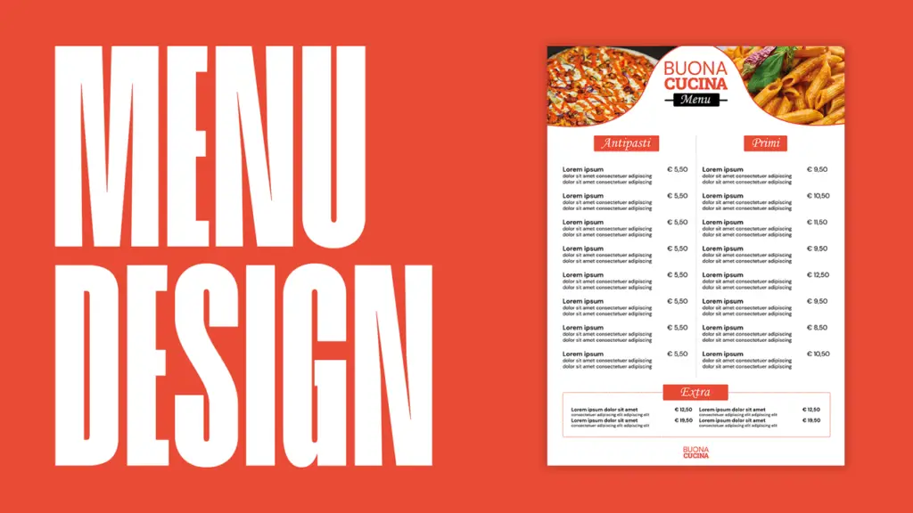 Come creare un Menu con Adobe Illustrator: Tutorial completo