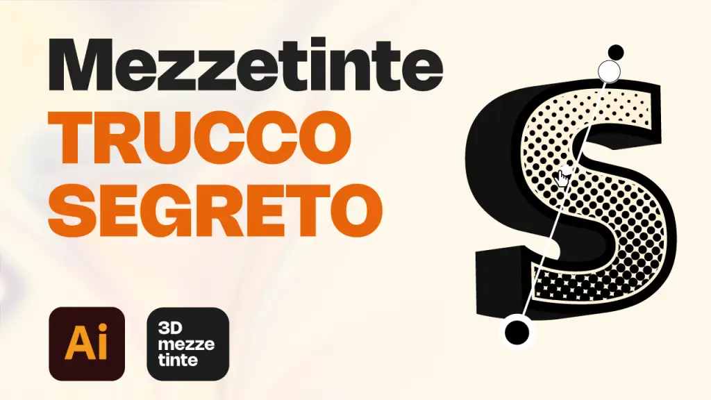 Effetto Mezzetinte 3D in Illustrator: Il Trucco Segreto!