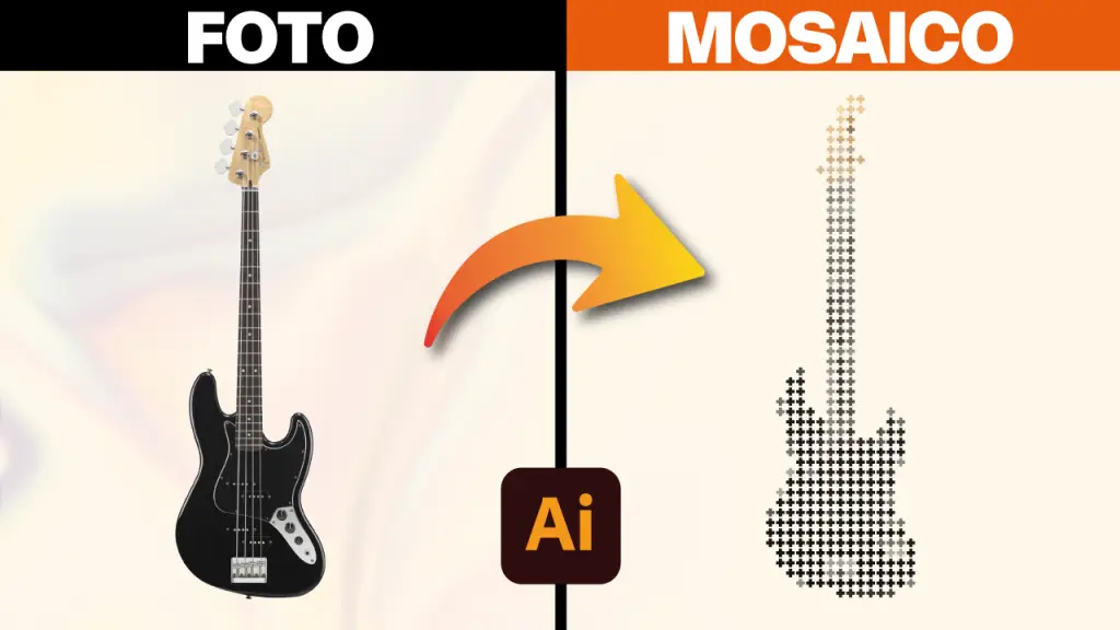 Trasforma Foto in MOSAICO Vettoriale su Illustrator