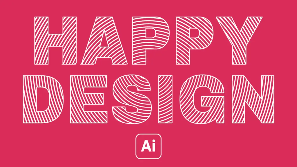 Effetto Testo WOW con Linee e Cerchi in Illustrator: Tutorial Passo Passo