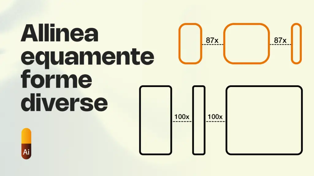 Allineare e Distribuire Forme in Illustrator: Metodo Professionale