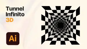 Tunnel Infinito 3D: Tutorial Illustrator