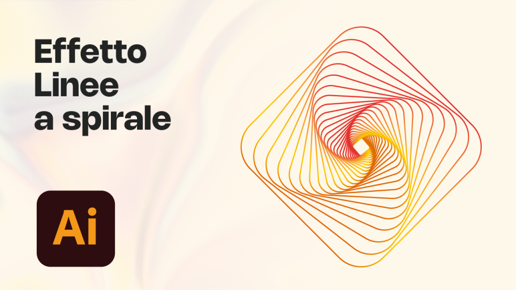 Effetto Linee a Spirale: Tutorial Illustrator Veloce