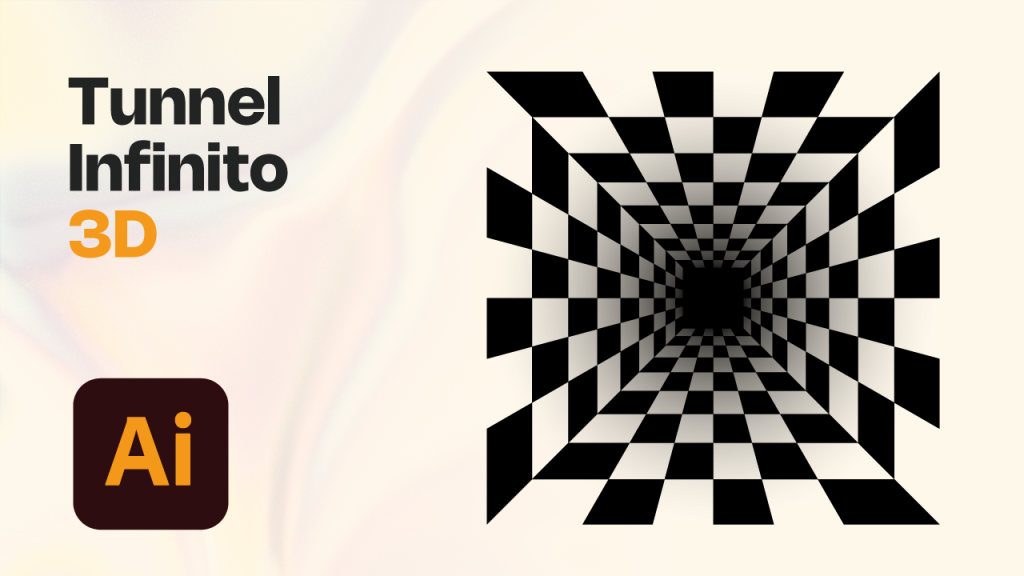 Tunnel Infinito 3D: Tutorial Illustrator