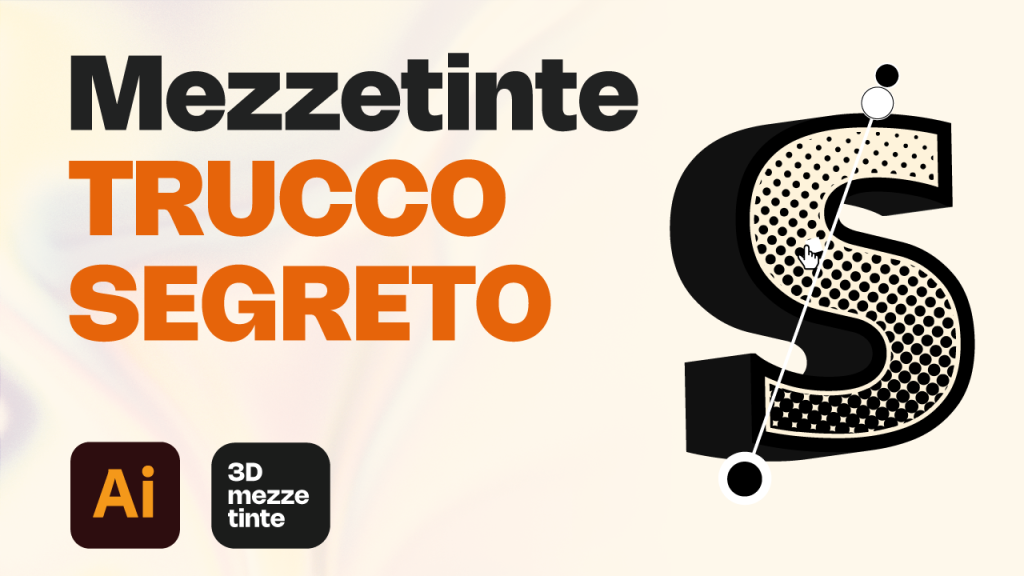 Effetto Mezzetinte 3D in Illustrator: Il Trucco Segreto!