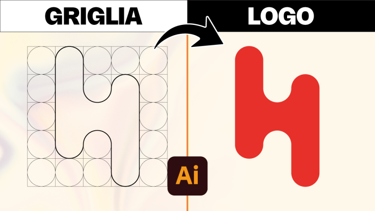 Come creare un logo fluido con le griglie in Illustrator
